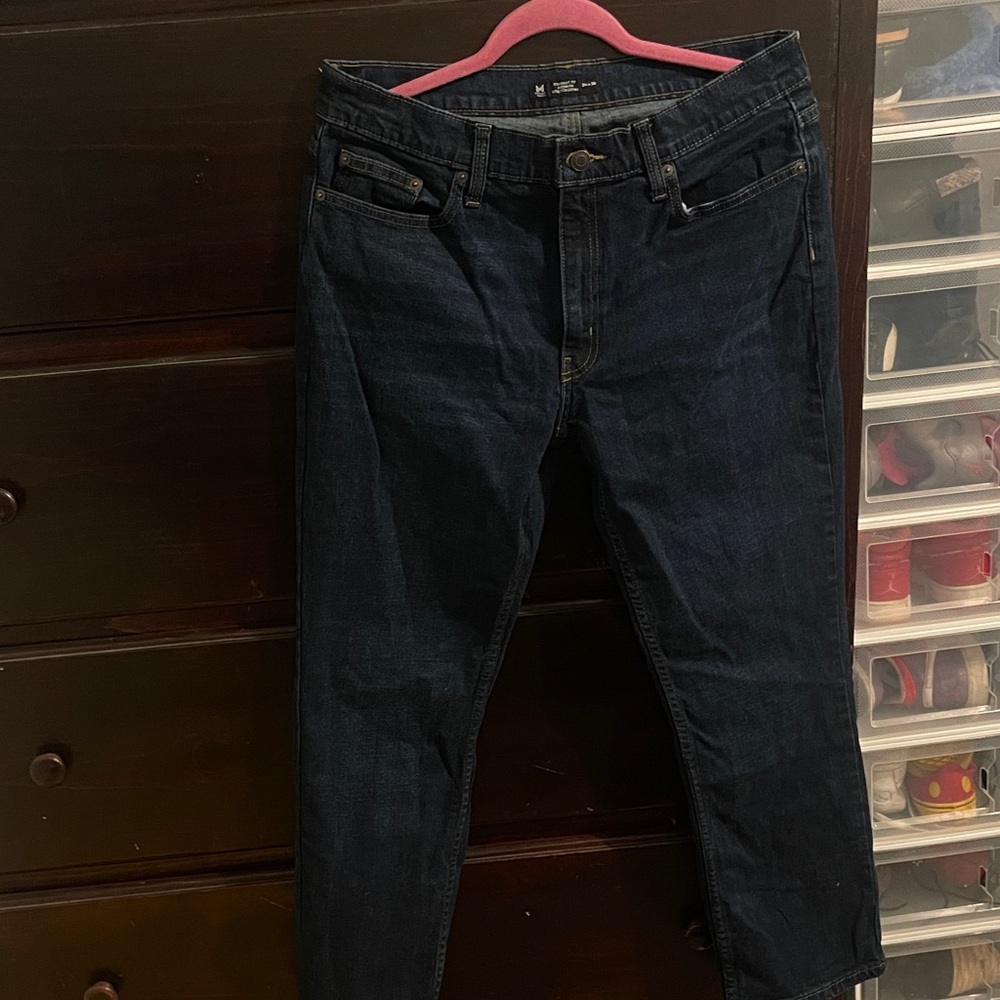 #71 Men's Straight Jeans - Dark Blue